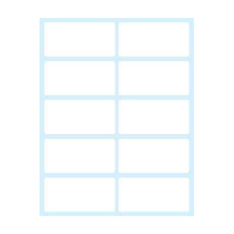 Tico E-5828 etichetta autoadesiva Rettangolo Permanente Bianco 100 pz (E-5828)