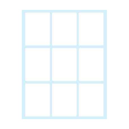 Tico E-4937 etichetta autoadesiva Rettangolo Permanente Bianco 90 pz (E-4937)