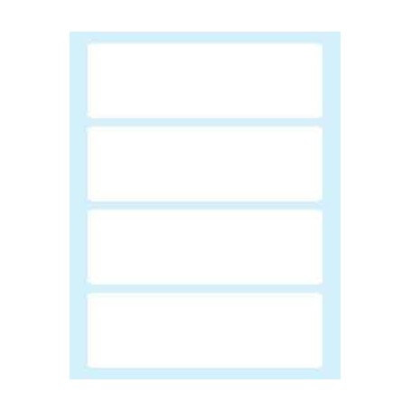 Tico E-11035 etichetta autoadesiva Rettangolo Permanente Bianco 40 pz (E-11035)