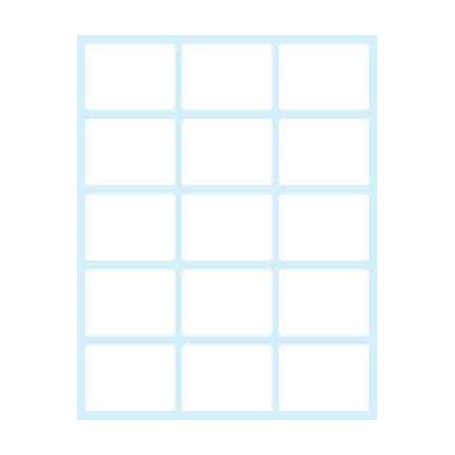 Tico E-3825 etichetta autoadesiva Rettangolo Permanente Bianco 150 pz (E-3825)