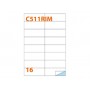Markin 210C511RIM etichetta autoadesiva Rettangolo Rimovibile Bianco 1600 pz (X210C511RIM)