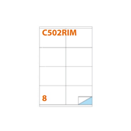 Markin 210C502RIM etichetta autoadesiva Rettangolo Rimovibile Bianco 800 pz (X210C502RIM)