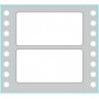 Tico TAB1-0723 etichetta autoadesiva Rettangolo Permanente Bianco 4000 pz (TAB1-0723)
