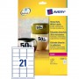 Avery Etichette in poliestere bianco - per stampanti Laser - 63,5 x 38,1 mm (L7060-20)