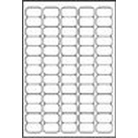 Avery Clear Mini Label- Ink jet - J8551 Trasparente (J8551-25)