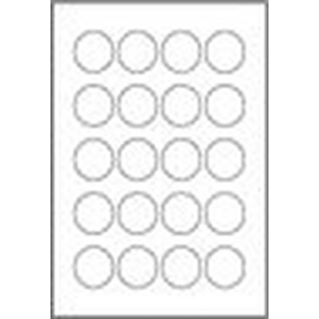 Avery Anti-tamper Label - Laser - L6112 Bianco (L6112-20)