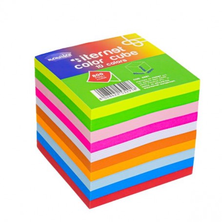 MEMOIDEA CUB CART 90X90X90 COL.ASS (3291A)