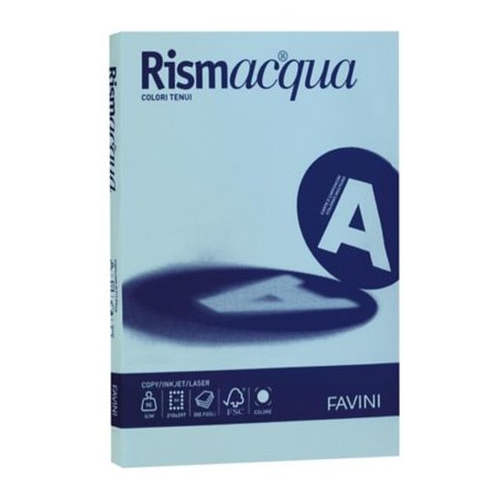 Favini Rismacqua carta inkjet A4 (210x297 mm) 50 fogli Blu (A69T544)