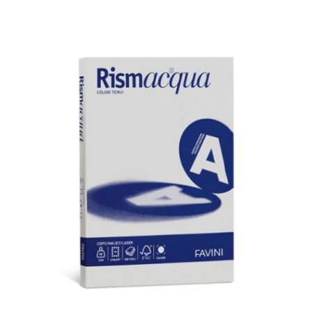 Favini Rismacqua carta inkjet A4 (210x297 mm) 50 fogli Grigio (A69U544)