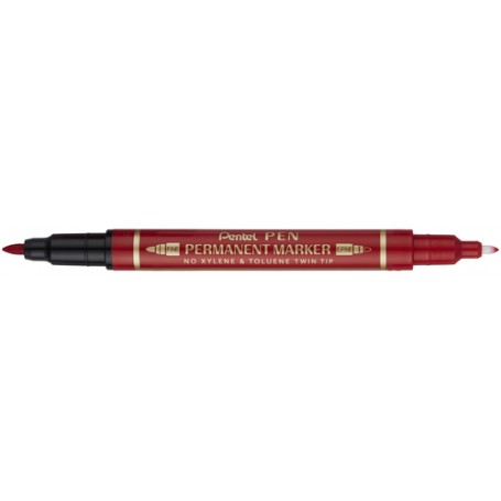 Pentel N75W-BE marcatore permanente Combinata Rosso 1 pz (N75W-BE)