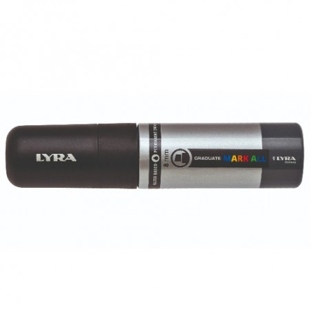 Lyra Graduate Mark All marcatore permanente Punta smussata Nero 4 pz (L6830099)