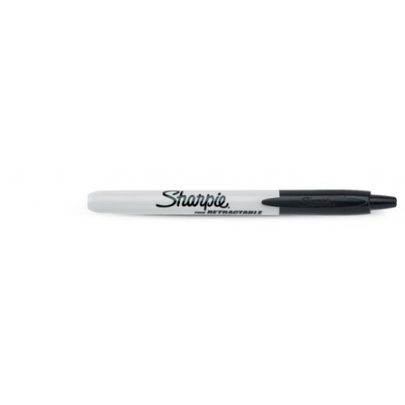 Sharpie Fine Retractable marcatore permanente Punta sottile Nero (S0810840)