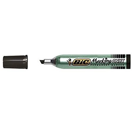 BIC Marking ONYX 1591 marcatore permanente Punta smussata Nero 12 pz (8418302)