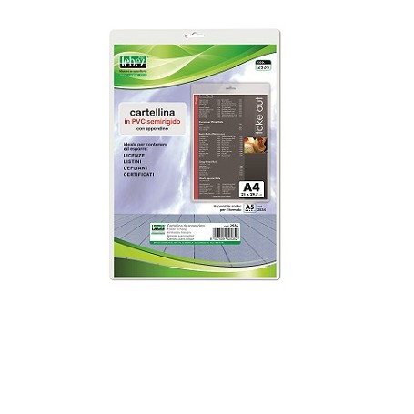 Lebez 2535 porta documenti PVC Trasparente (2535)