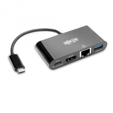 Tripp Lite U444-06N-H4GUBC hub di interfaccia USB 3.2 Gen 2 (3.1 Gen 2) Type-C 1000 Mbit/s Nero (U444-06N-H4GUBC)