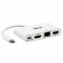 Tripp Lite U444-06N-H4GU-C cavo e adattatore video USB tipo-C USB Type-C + USB Type-A + HDMI Bianco (U444-06N-H4GU-C)