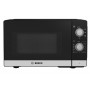 Bosch Serie 2 FFL020MS2 forno a microonde Superficie piana Solo microonde 20 L 800 W Nero, Acciaio inossidabile (FFL020MS2)