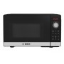 Bosch Serie 2 FEL023MS2 forno a microonde Superficie piana Solo microonde 20 L 800 W Nero, Acciaio inossidabile (FEL023MS2)