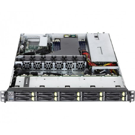 Asrock 1U10E-ROME/2T sistema barebone per server Socket SP3 Rack (1U) Nero (1U10E-ROME/2T)