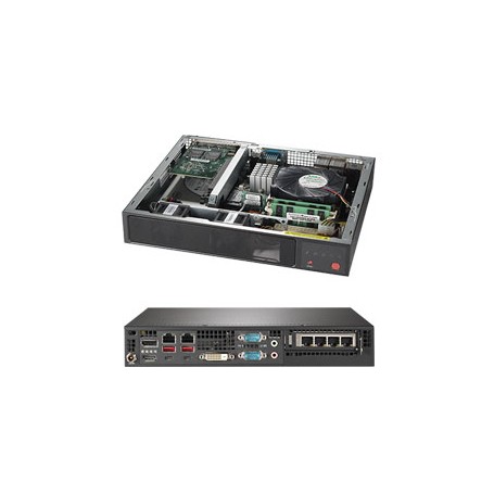 Supermicro SYS-E300-9C sistema barebone per server Q370 LGA 1151 (Presa H4) Nero (SYS-E300-9C)