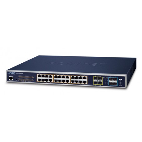 PLANET GS-5220-24PL4XR switch di rete Gestito L3 Gigabit Ethernet (10/100/1000) Supporto Power over Ethernet ( (GS-5220-24PL4XR)