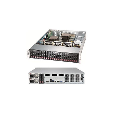 Supermicro SSG-2029P-E1CR24H sistema barebone per server LGA 3647 (Socket P) Armadio (2U) Nero (SSG-2029P-E1CR24H)