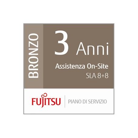 Fujitsu 3 Years On-Site Service 8+8 (U3-BRZE-DEP)