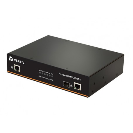 Vertiv Avocent HMX6200T-201 switch per keyboard-video-mouse (kvm) Montaggio rack Nero (HMX6200T-201)