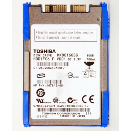 HP 492566-001 drives allo stato solido 1.8" 80 GB SATA (492566-001)