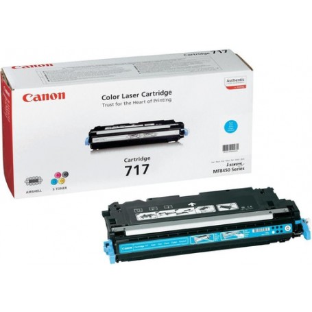 Canon 717 cartuccia toner 1 pz Originale Ciano (2577B002)