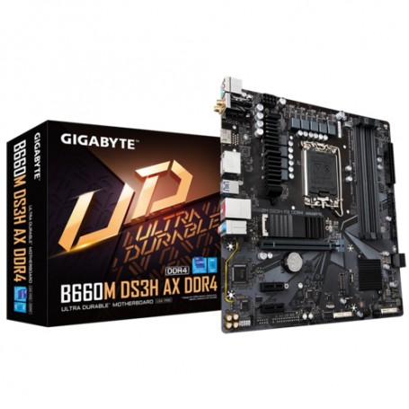 Gigabyte B660M DS3H AX DDR4 scheda madre Intel B660 LGA 1700 micro ATX (B660M DS3H AX DDR4)