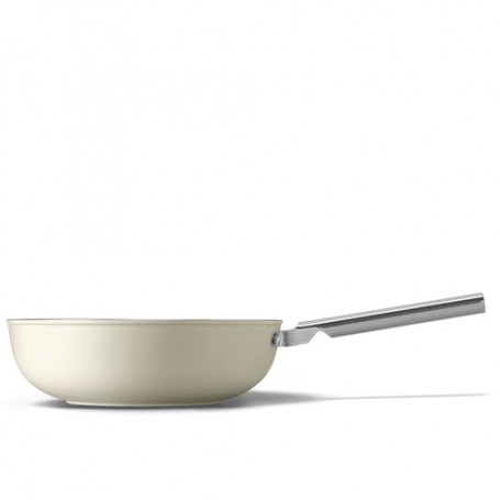 Smeg CKFW3001CRM padella Wok/padella per cottura al salto Rotondo (CKFW3001CRM)