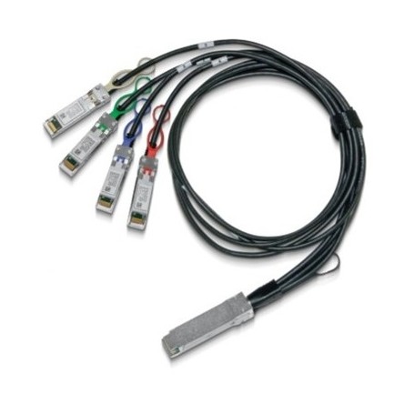 Mellanox Technologies MCP7F00-A001R30N cavo a fibre ottiche 1 m QSFP28 4x SFP28 Nero (MCP7F00-A001R30N)