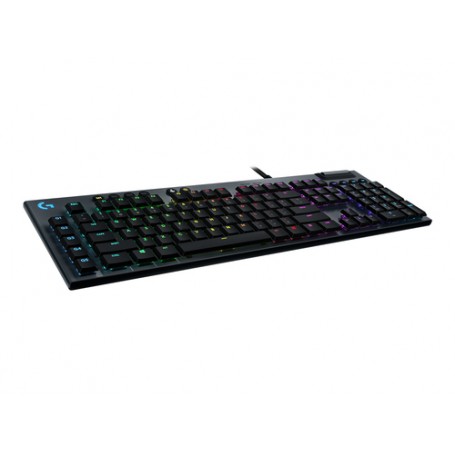 Logitech G G815 LIGHTSPEED RGB Mechanical Gaming Keyboard – GL Tactile tastiera USB Nordic Carbonio (920-008989)