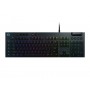 Logitech G G815 LIGHTSPEED RGB Mechanical Gaming Keyboard – GL Tactile tastiera USB Nordic Carbonio (920-008989)