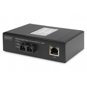 Digitus DN-652102 convertitore multimediale di rete 1000 Mbit/s 1310 nm Modalità singola Nero (DN-652102)