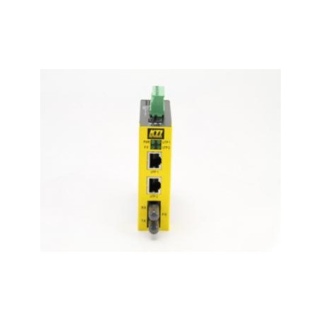 KTI Networks KSD-103-A-SL2 switch di rete Fast Ethernet (10/100) Nero, Giallo (KSD-103-A-SL2)