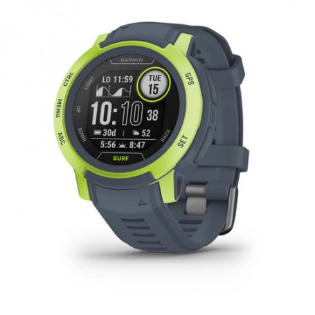 Garmin Instinct 2 Surf Edition 2,29 cm (0.9") 45 mm MIP Verde, Grigio GPS (satellitare) (010-02626-02)