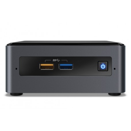 Intel NUC 7 Essential DDR4-SDRAM J4005 UCFF Intel Celeron J 4 GB 64 GB eMMC Windows 10 Mini PC Nero (BOXNUC7CJYSAMN)