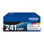 Brother TN-241CMY cartuccia toner 3 pz Originale Ciano, Magenta, Giallo (TN241CMY)