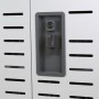 Ergotron DM40-2009-2 portable device management cart& cabinet Libera installazione Argento (DM40-2009-2)
