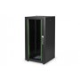 Digitus DN-19 22U-6/6-DB rack Rack indipendenti Nero (DN-19 22U-6/6-DB)