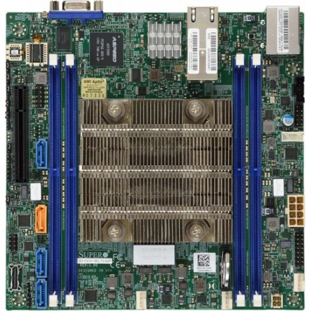 Supermicro MBD-X11SDV-8C-TLN2F-O scheda madre Sistema su chip Mini-ITX (MBD-X11SDV-8C-TLN2F-O)