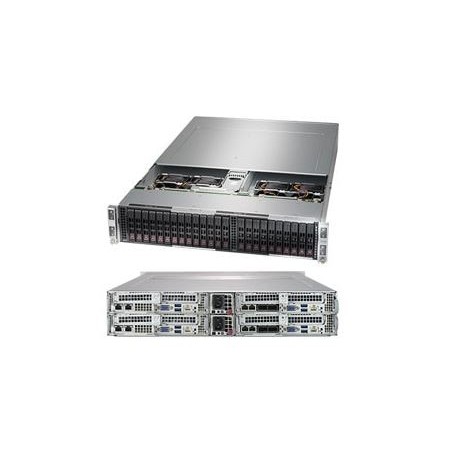 Supermicro A+ Server 2123BT-HTR Intel SoC Socket SP3 Armadio (2U) Nero (AS-2123BT-HTR)