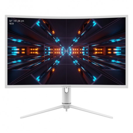 LC-Power LC-M32-QHD-165-C-K Monitor PC 81,3 cm (32") 2560 x 1440 Pixel Quad HD LCD Bianco (LC-M32-QHD-165-C-K)