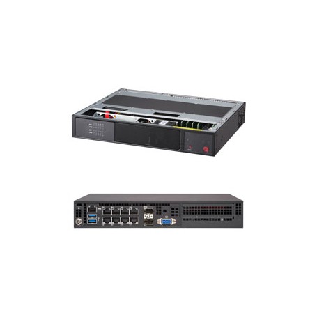 Supermicro SYS-E300-9A-8CN10P sistema barebone per server Intel SoC BGA 1310 Rack (1U) Nero (SYS-E300-9A-8CN10P)