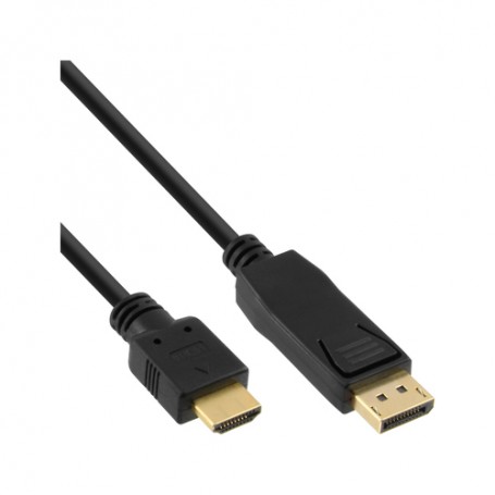 InLine B-17183 cavo e adattatore video 3 m DisplayPort HDMI Nero (B-17183)