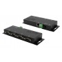 EXSYS EX-6124POE adattatore per inversione del genere dei cavi RJ-45 4 x RS-232/422/485 Nero (EX-6124POE)