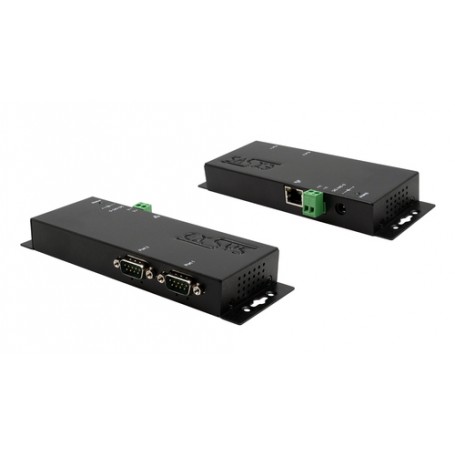 EXSYS EX-6122POE adattatore per inversione del genere dei cavi RJ-45 2 x RS-232/422/485 Nero (EX-6122POE)
