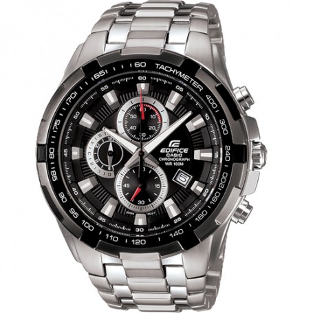 Casio EF-539D-1AVEF orologio Orologio da polso Maschio Nero, Acciaio inossidabile (EF-539D-1AVEF)
